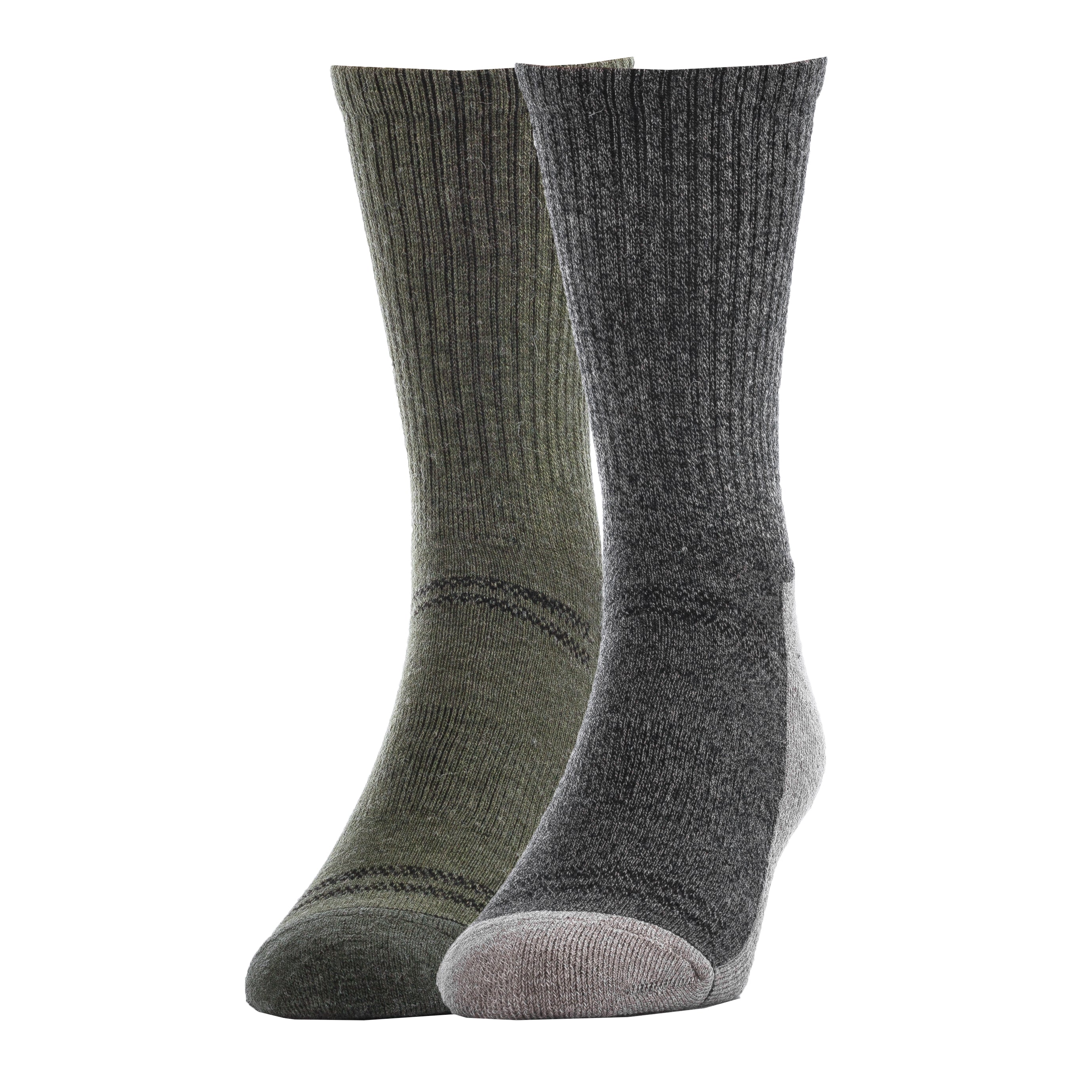 2 Pack Outdoor Performance Wool Blend Crew