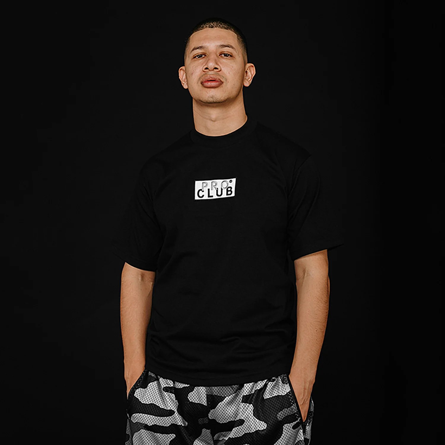 Heavyweight Embroidered Box Logo Tee - Mens - Image 2