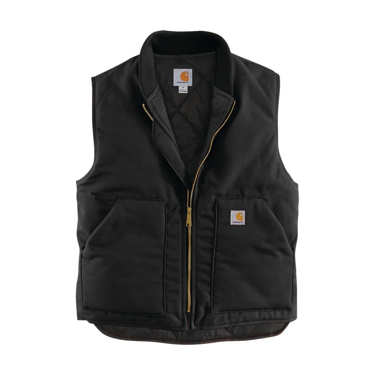 Insulated Vest w/ Rib Collar -Mens