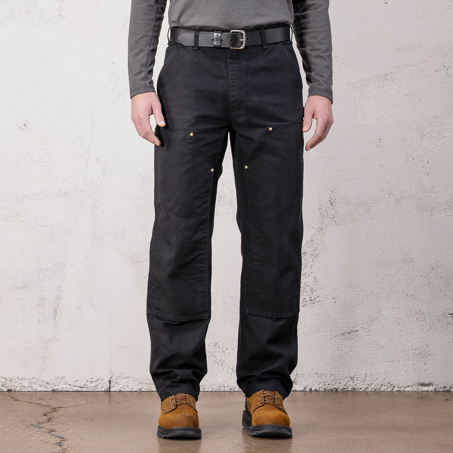 Loose Straight Firm Duck Dbl Front Dungaree -Mens - Image 8