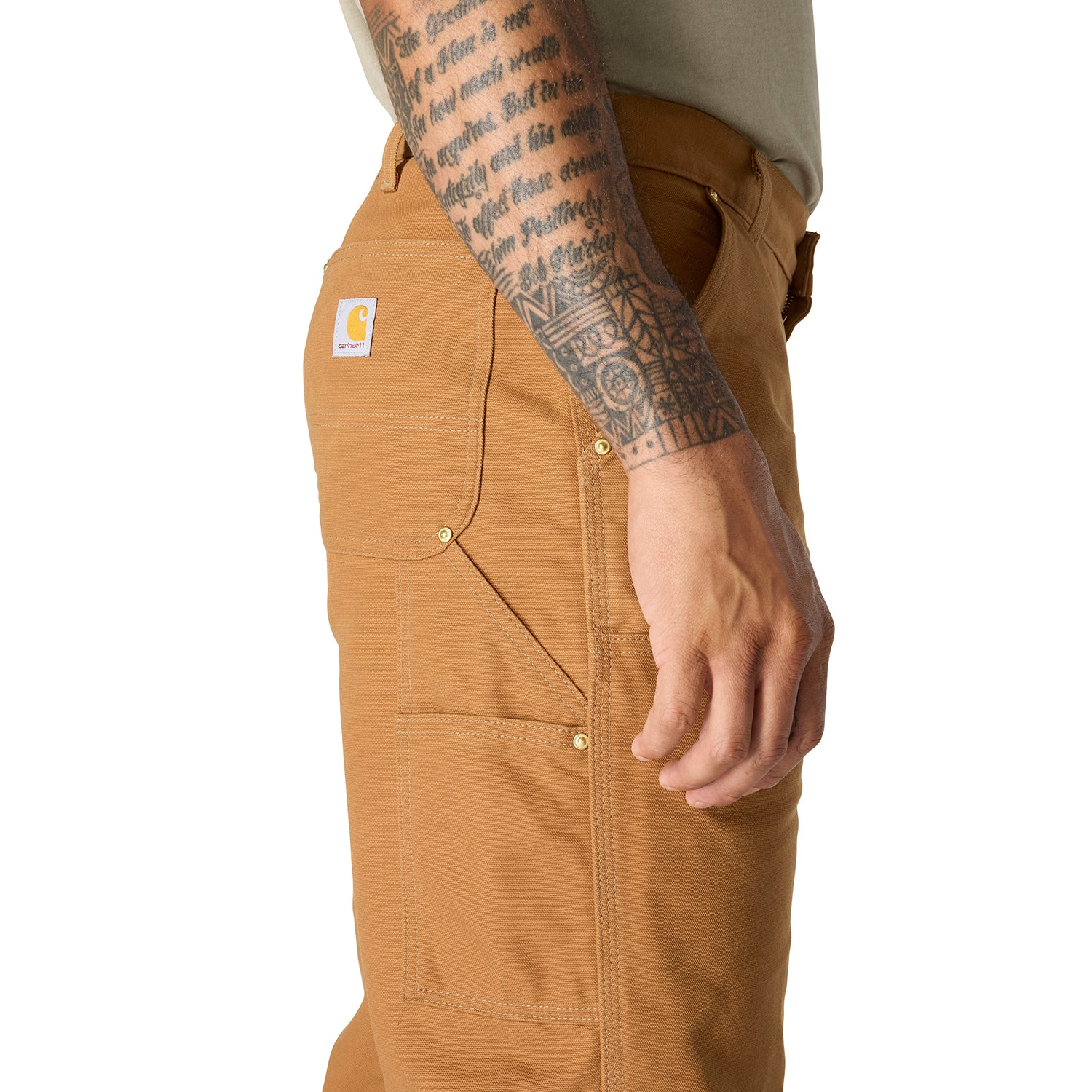 Loose Straight Firm Duck Dbl Front Dungaree -Mens - Image 6