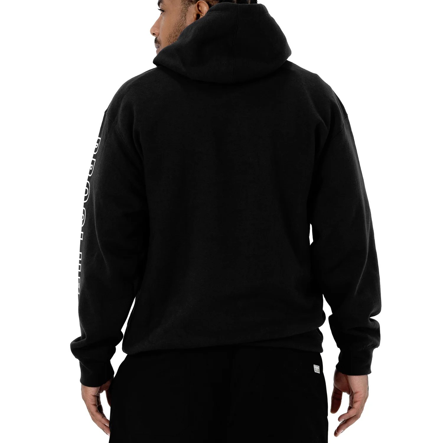 Embroidered Box Logo Hoody - Mens - Image 4