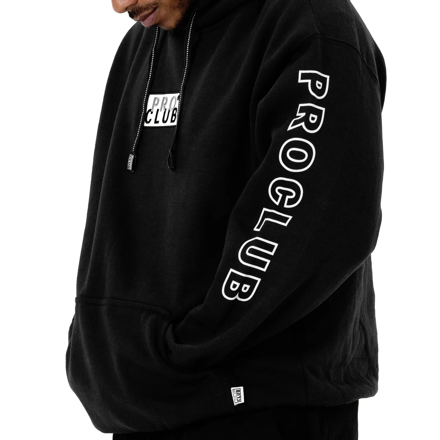 Embroidered Box Logo Hoody - Mens - Image 5