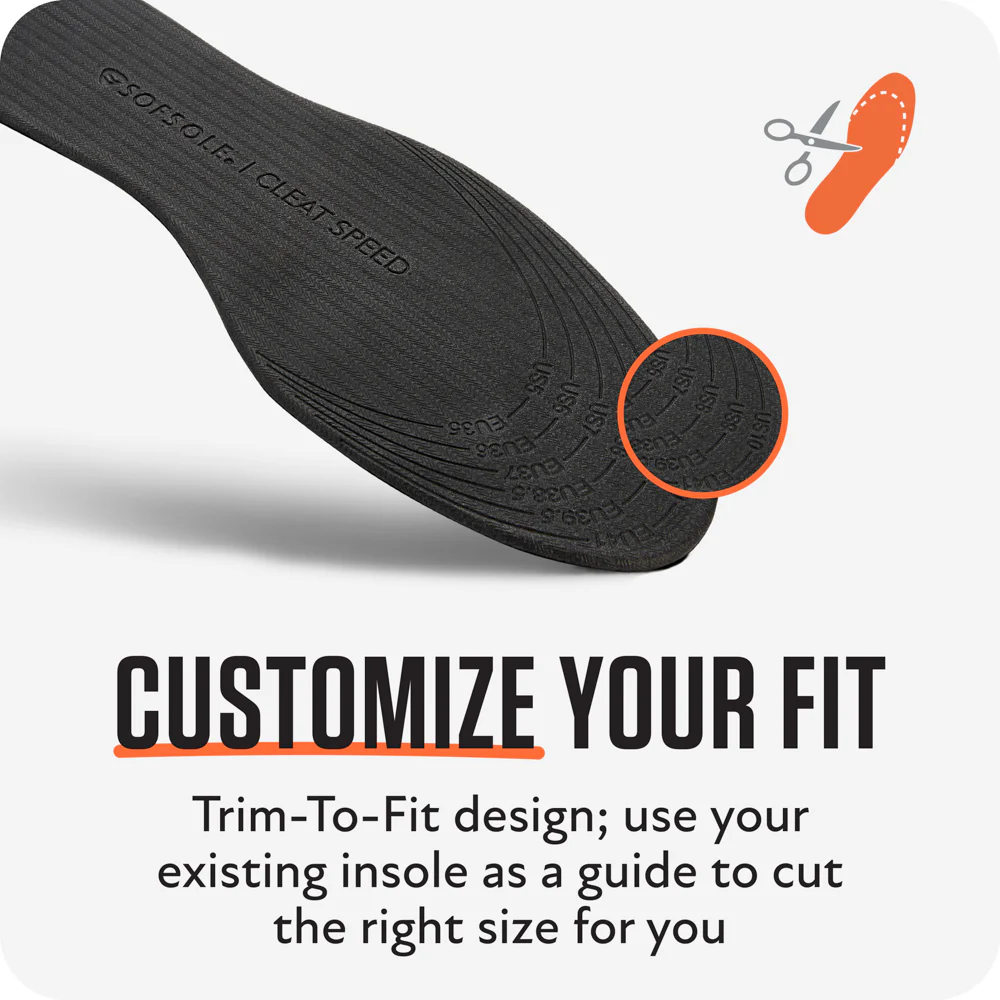 Womens Cleat Speed Sports Insole - Image 6