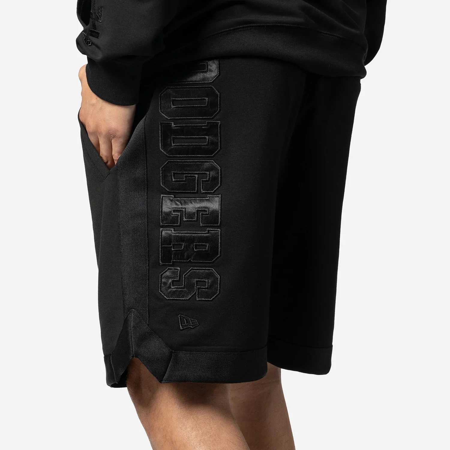 Dodgers Triple Black Shorts - Mens - Image 6
