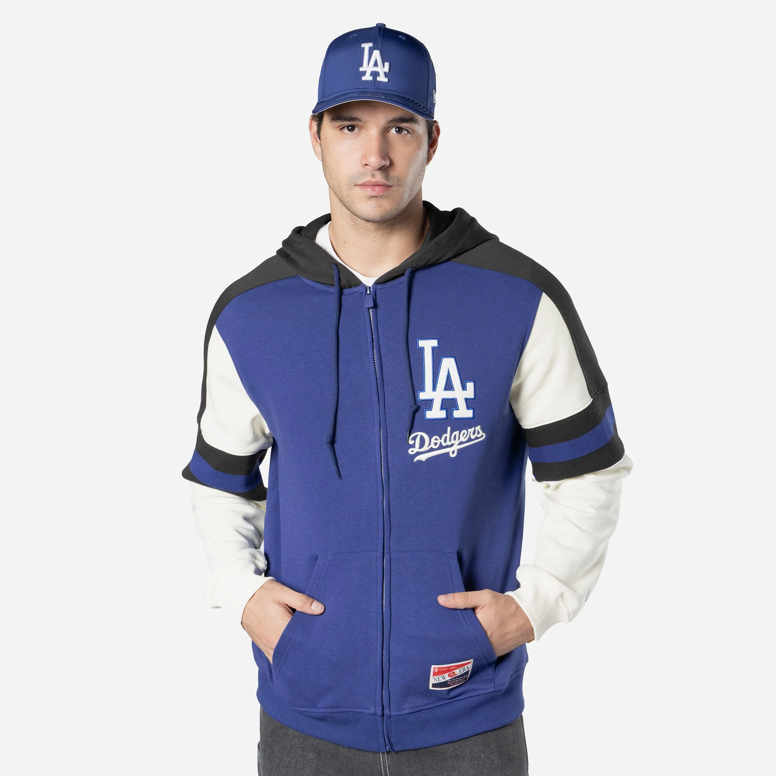 Dodgers Colorblock FZ Hoody - Mens - Image 2
