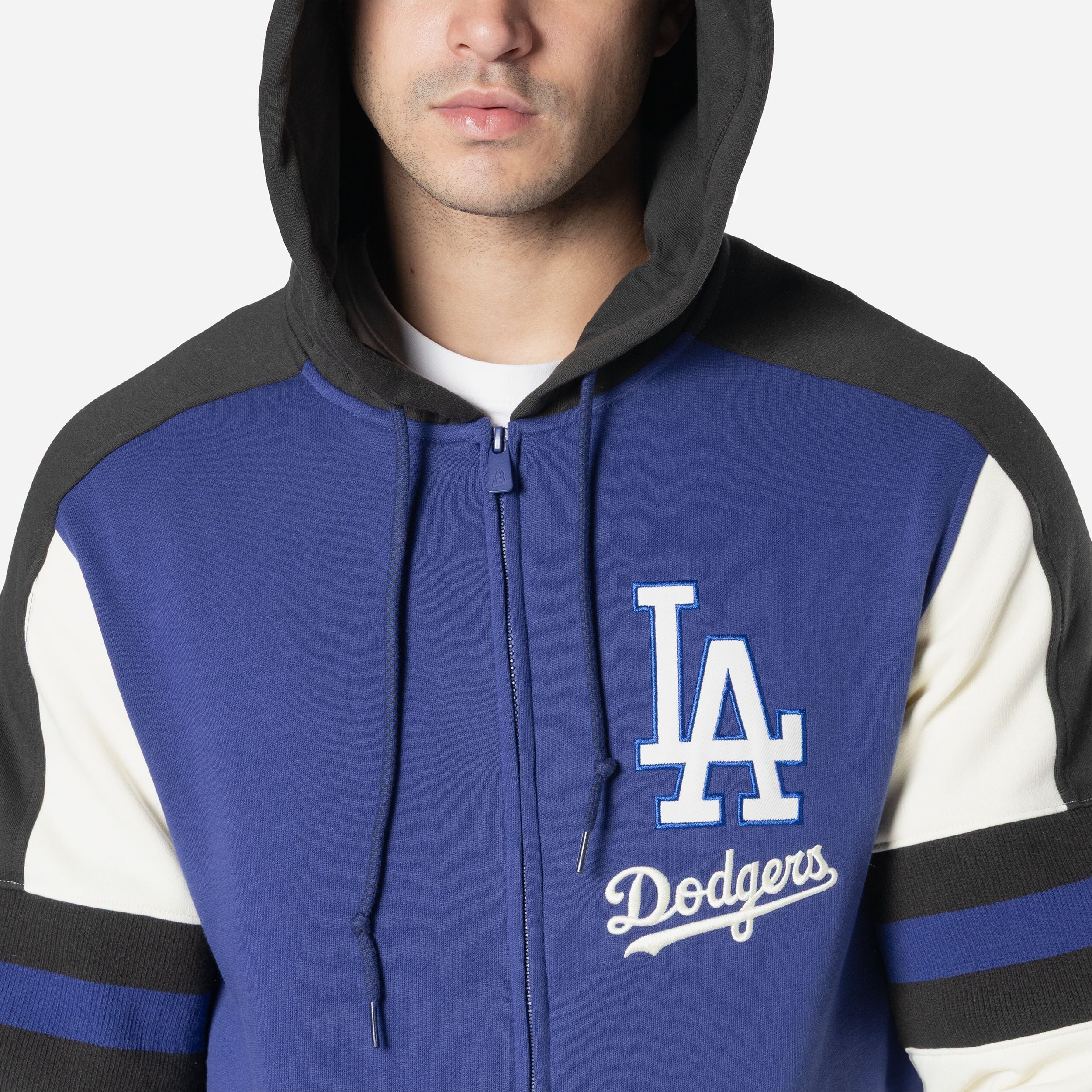 Dodgers Colorblock FZ Hoody - Mens - Image 5