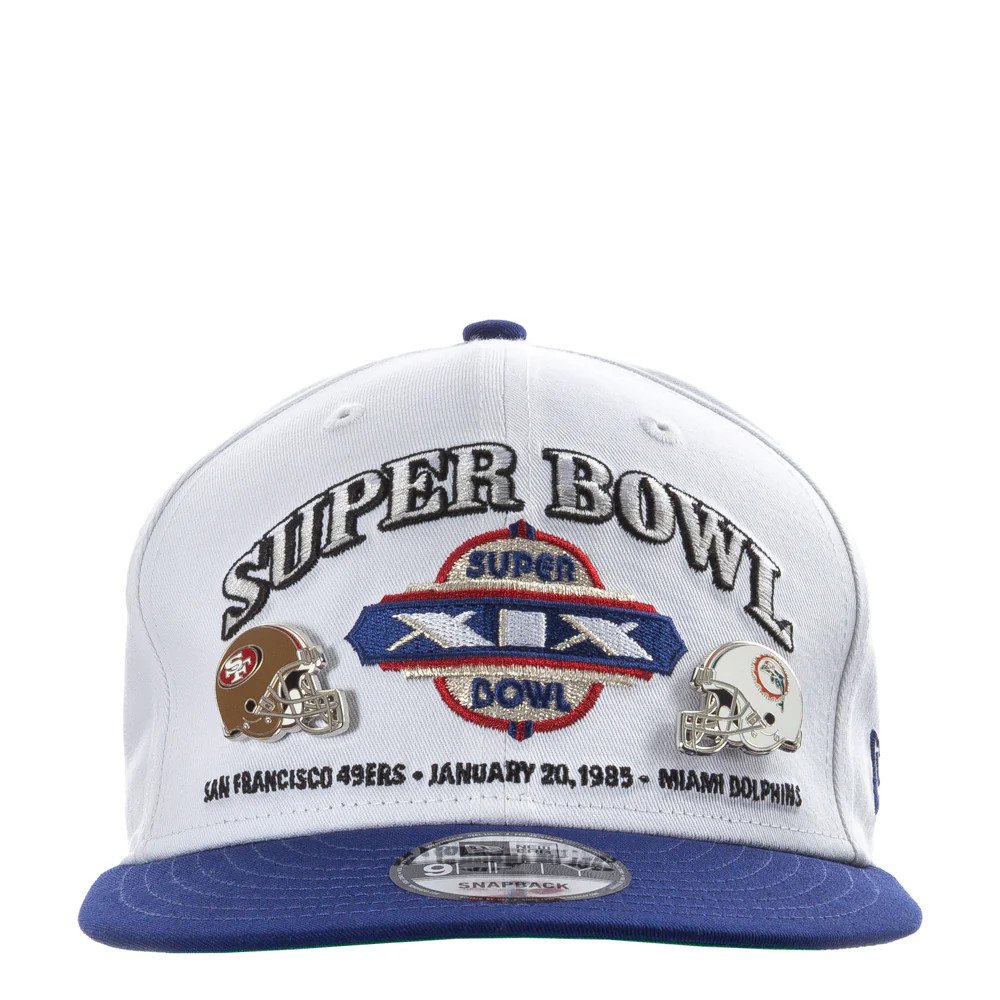 Niners vs Dolphins Super Bowl XIX Championship Pin 2-Tone 950