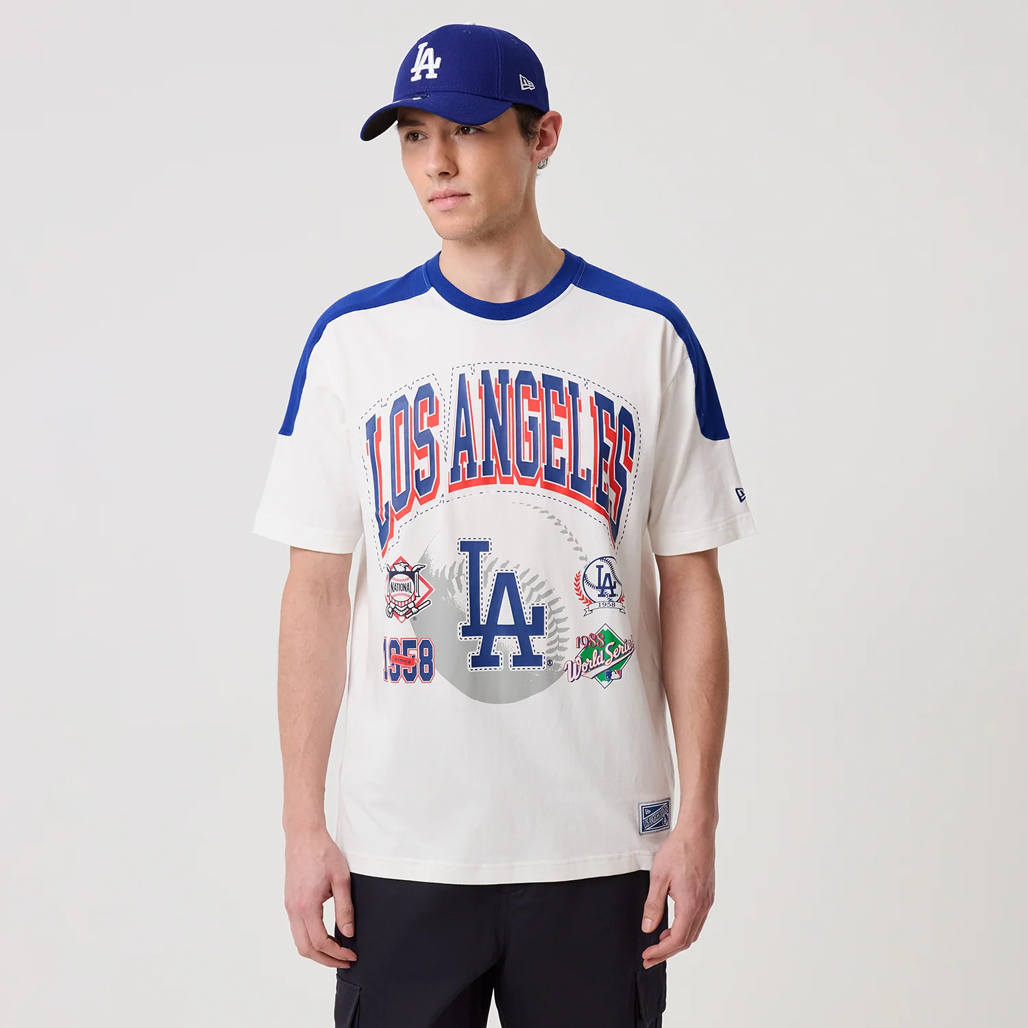 Los Angeles Dodgers Varsity Tee -Mens - Image 2