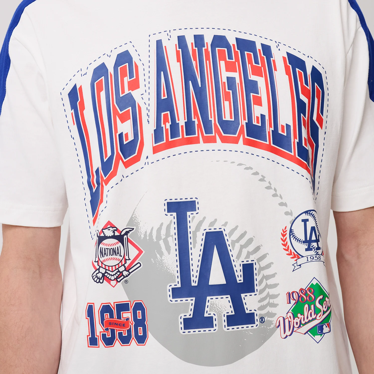 Los Angeles Dodgers Varsity Tee -Mens - Image 3