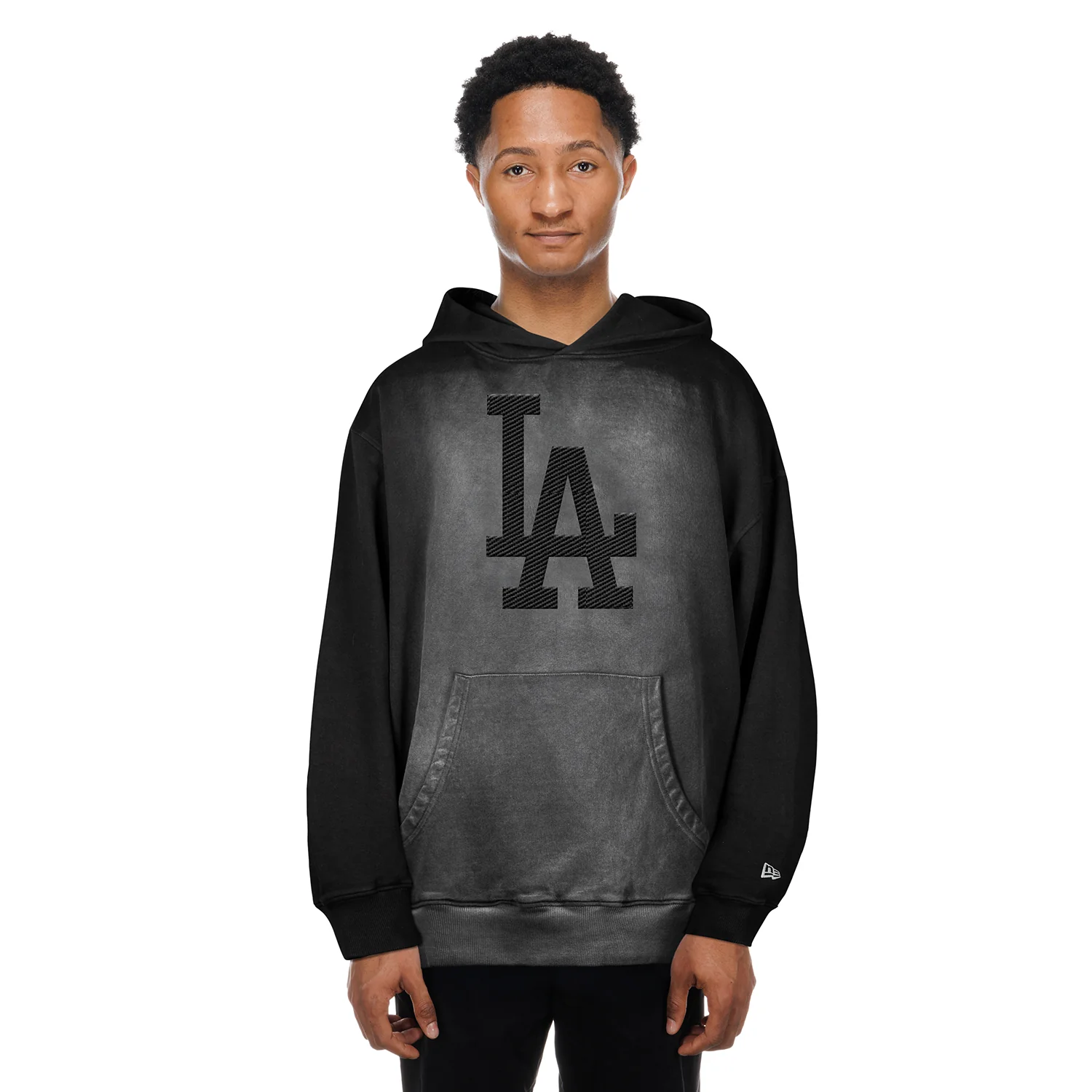 Los Angeles Dodgers Faded Hoodie -Mens - Image 2