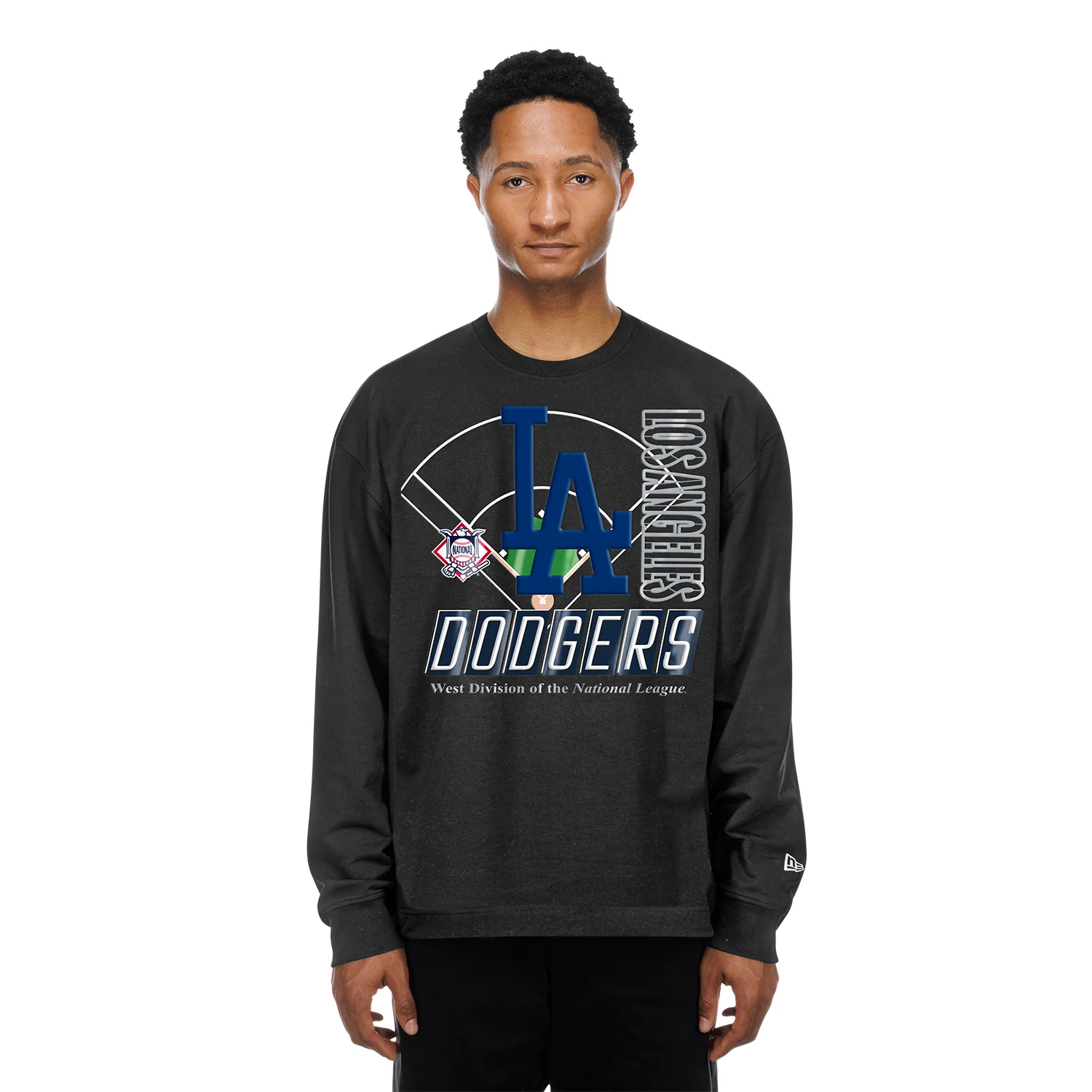 Los Angeles Dodgers Graphic LS Crew -Mens - Image 2