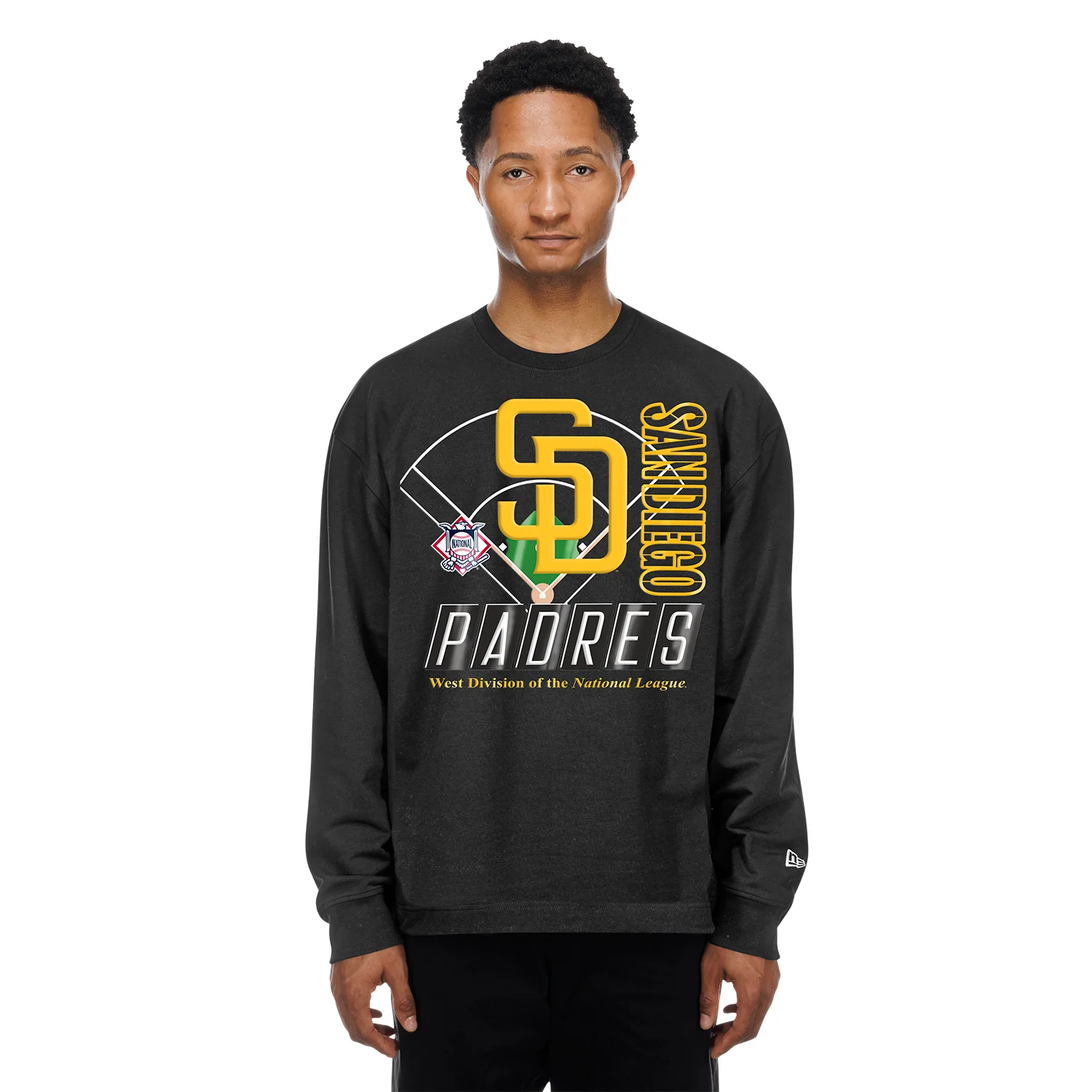 San Diego Padres Graphic LS Crew -Mens - Image 2