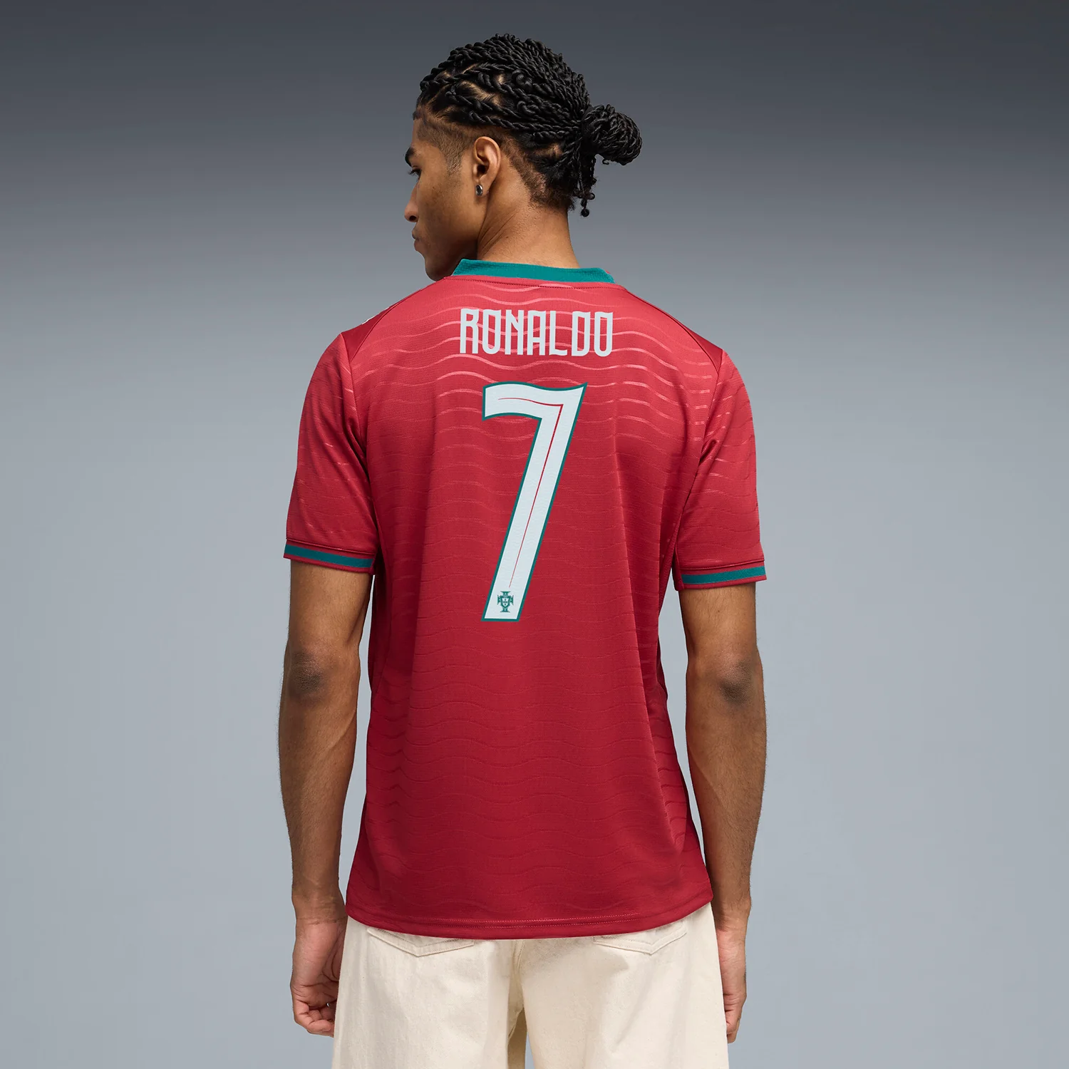 Portugal 26/27 Ronaldo Replica Home Jersey -Mens - Image 4