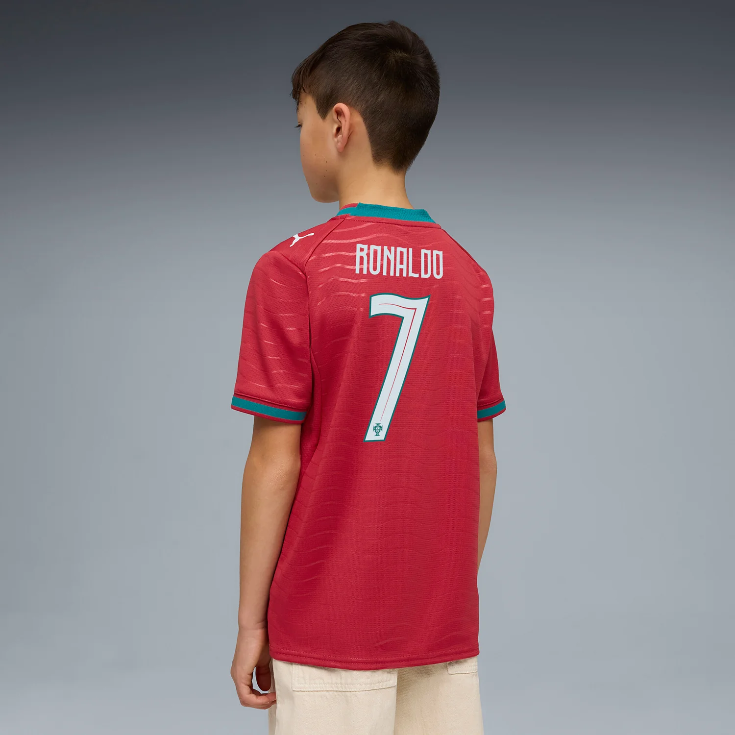 Portugal 26/27 Ronaldo Replica Home Jersey - Youth - Image 4