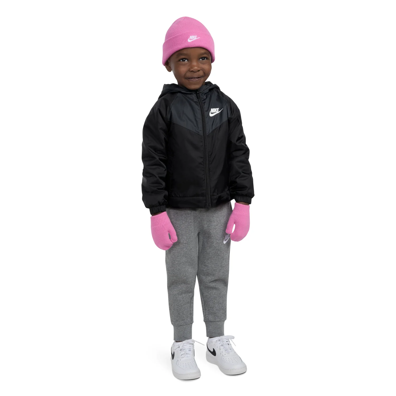 Kids Futura Beanie & Glove Set - Image 4