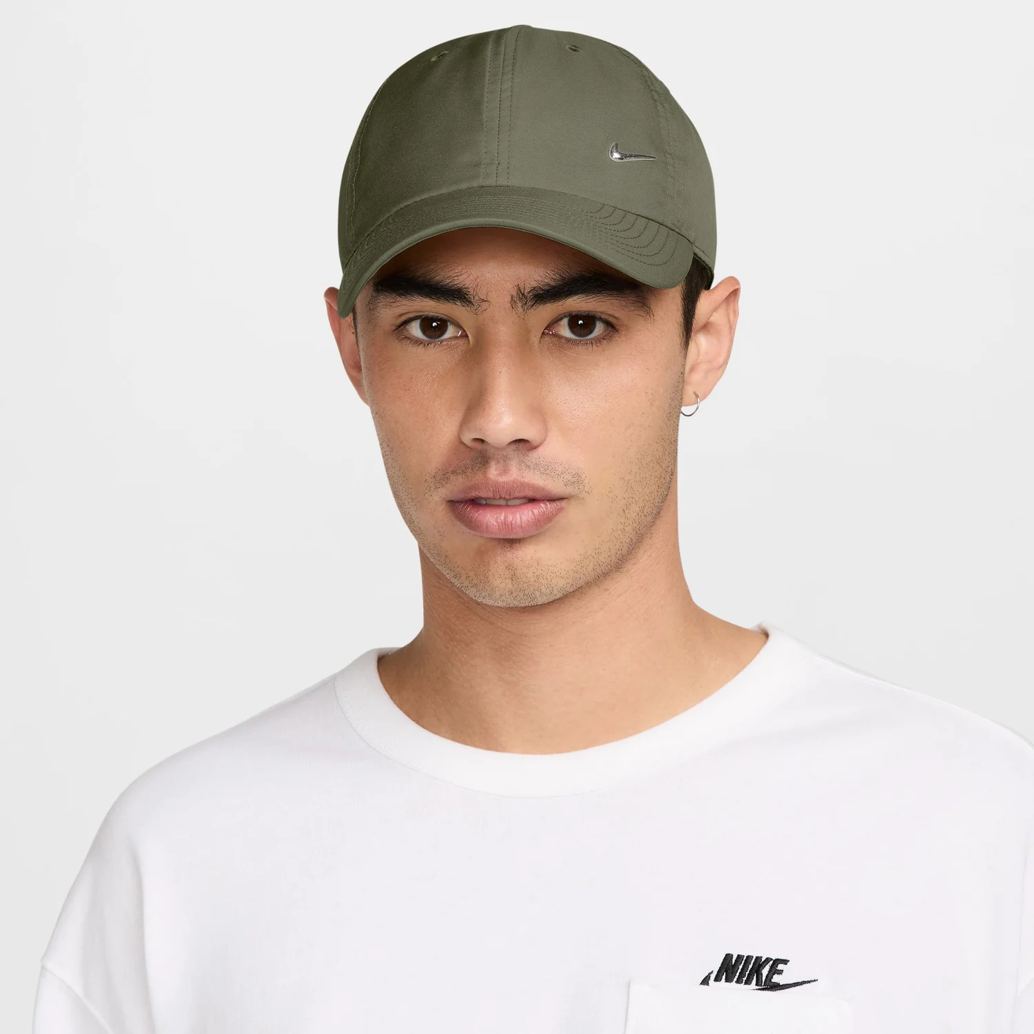 Nike Club Cap Metal Swoosh Strapback - Image 2