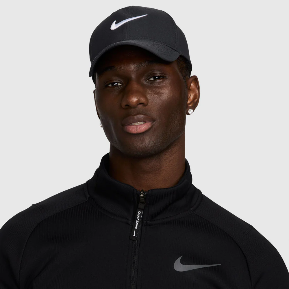 Nike Dri-Fit Club Cap Structured Swoosh Performance Strapback - Image 2