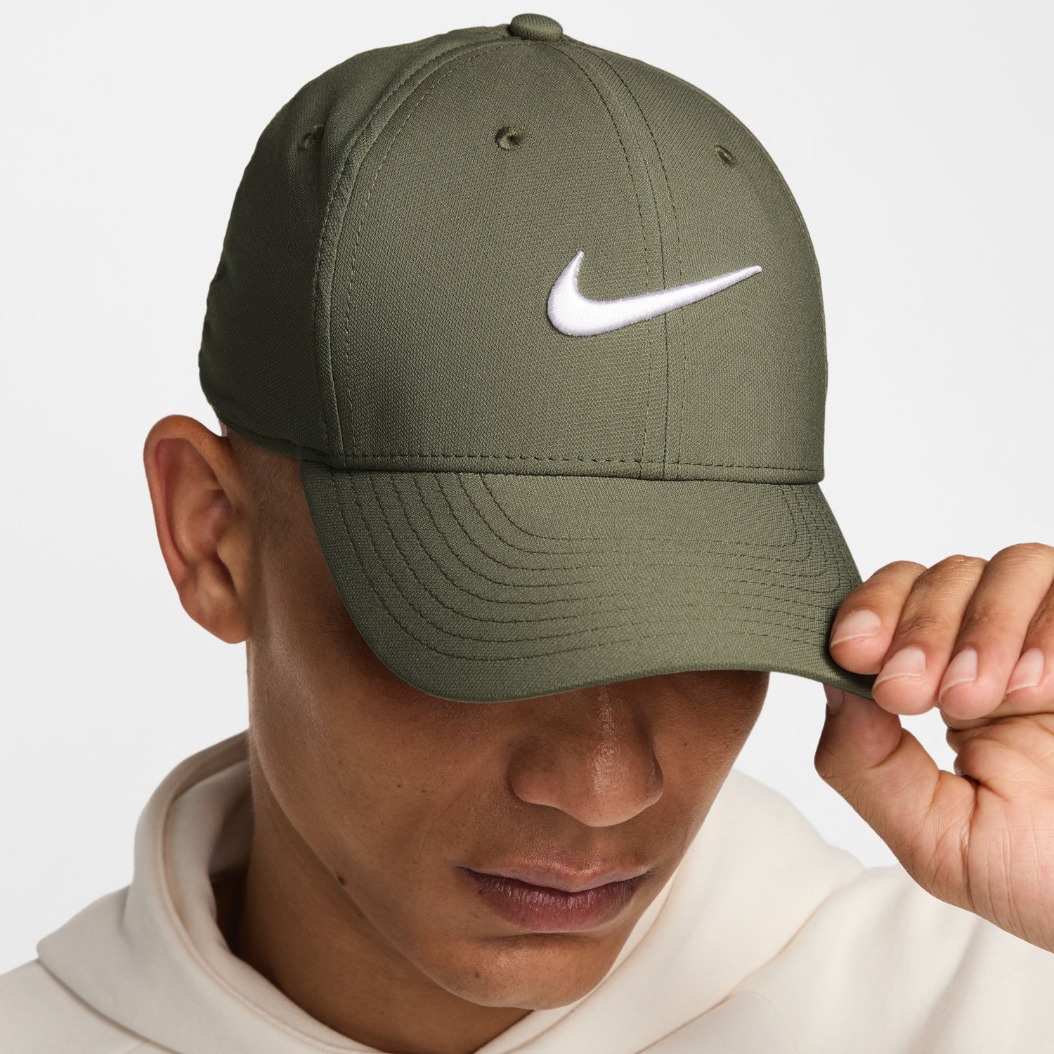 Nike Dri-Fit Club Cap Structured Swoosh Performance Strapback - Image 3