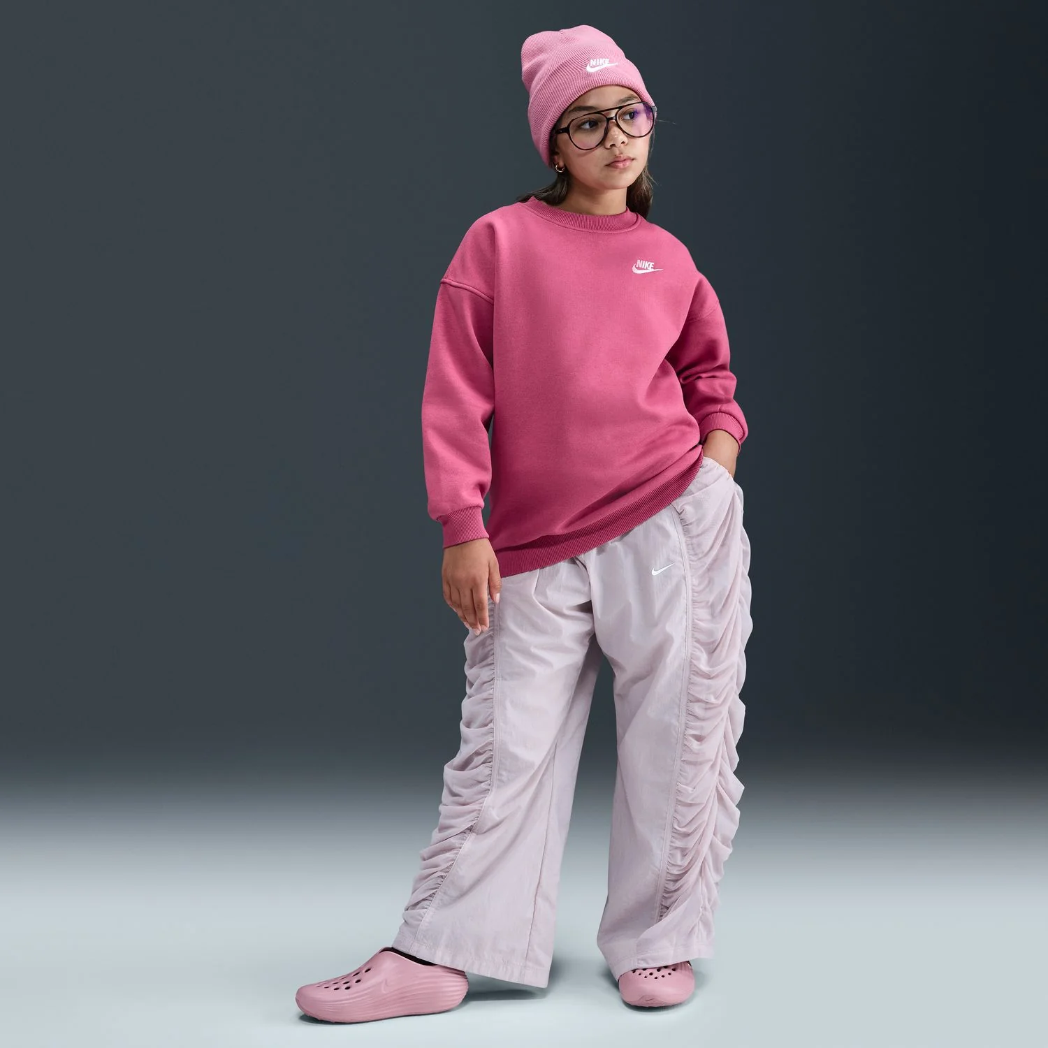 Club Fleece OS Crew - Youth - Image 3
