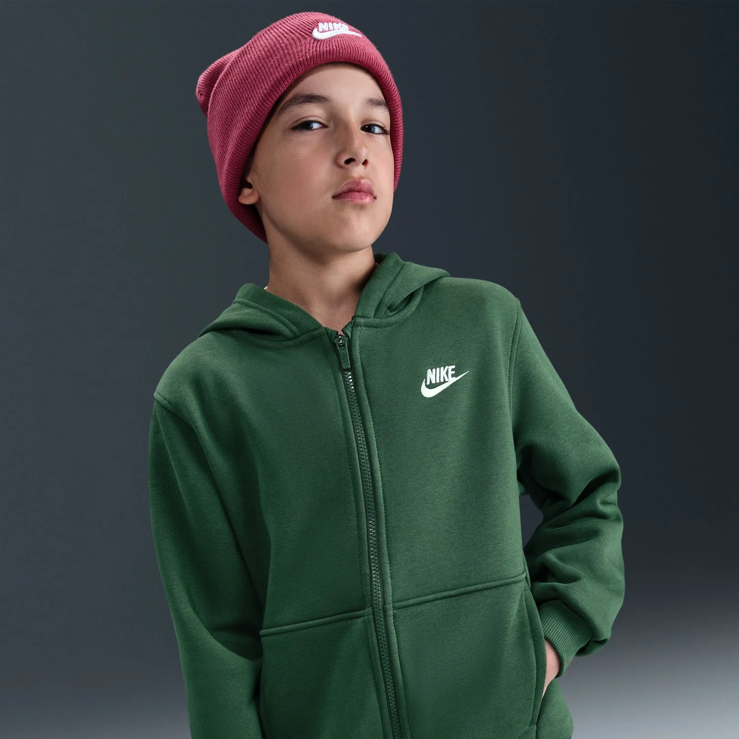 Club Fleece FZ Hoody - Youth - Image 4