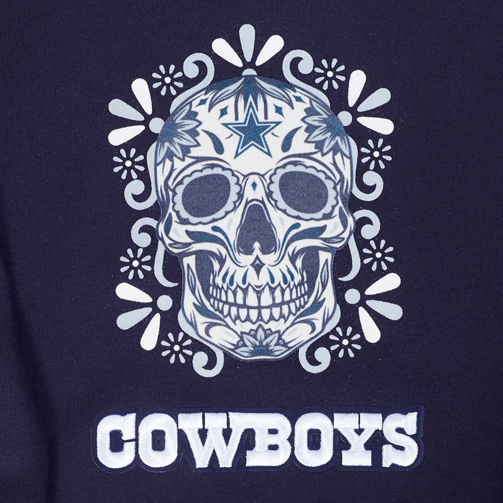 Dallas Cowboys Eternal Skull Hoodie - Mens - Image 5