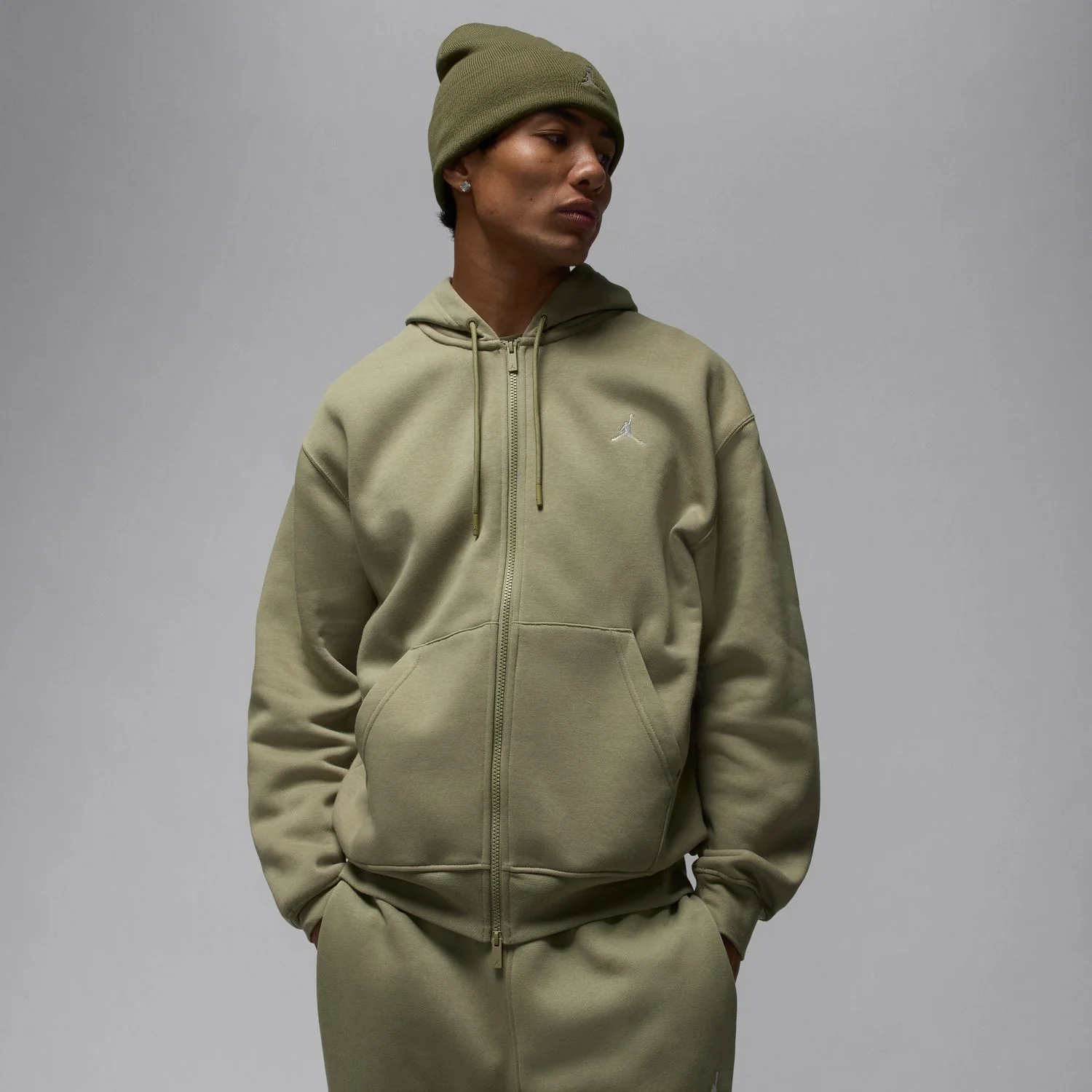 Brooklyn Fleece Full Zip Hoody - Mens - Image 2