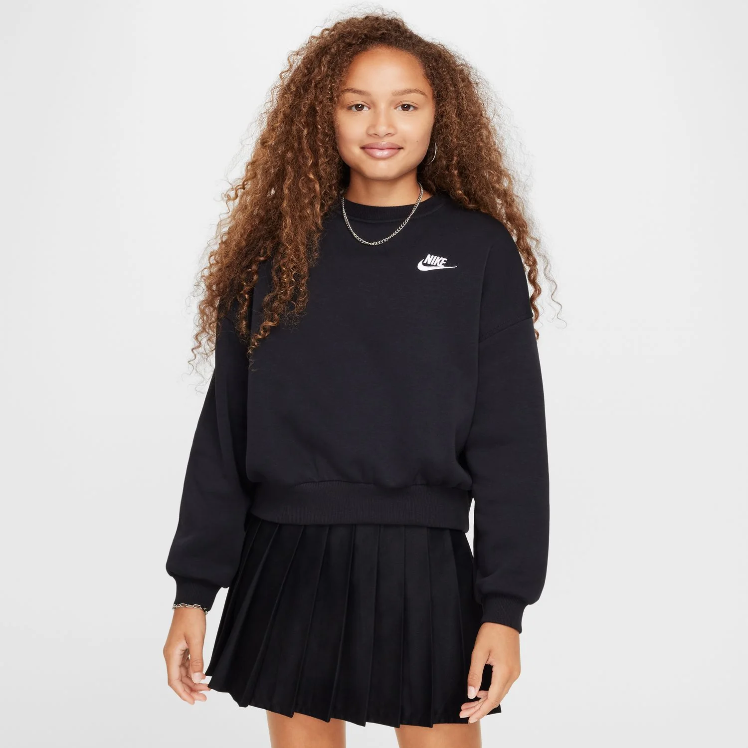 Club Fleece Boxy Crew - Youth - Image 2