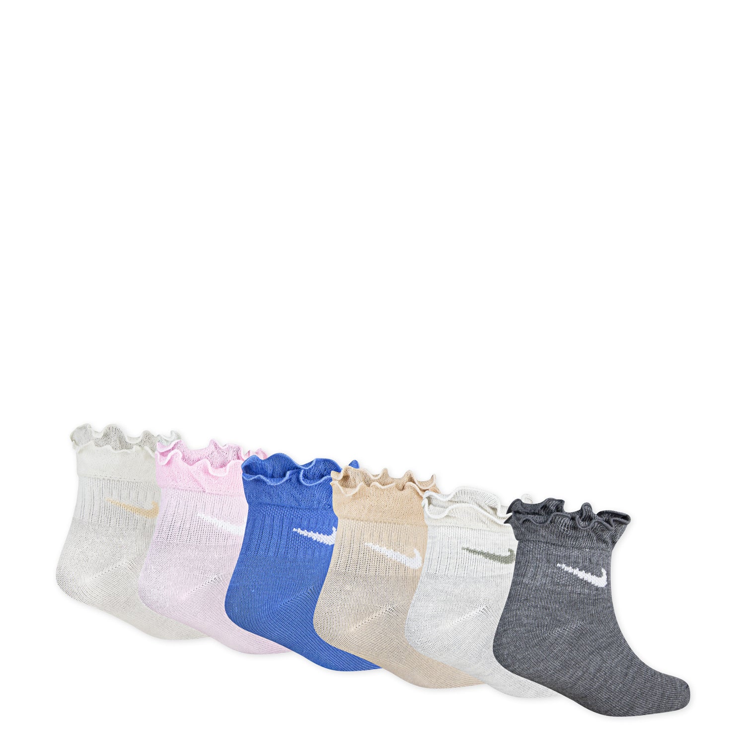 6 Pack XXS Ruffle Ankle Sock - Image 2