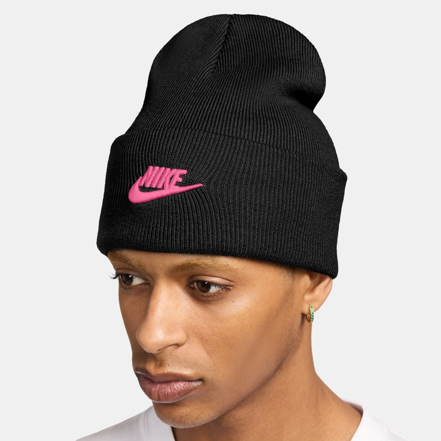 Nike Peak Tall Cuff Swoosh Beanie - Image 2