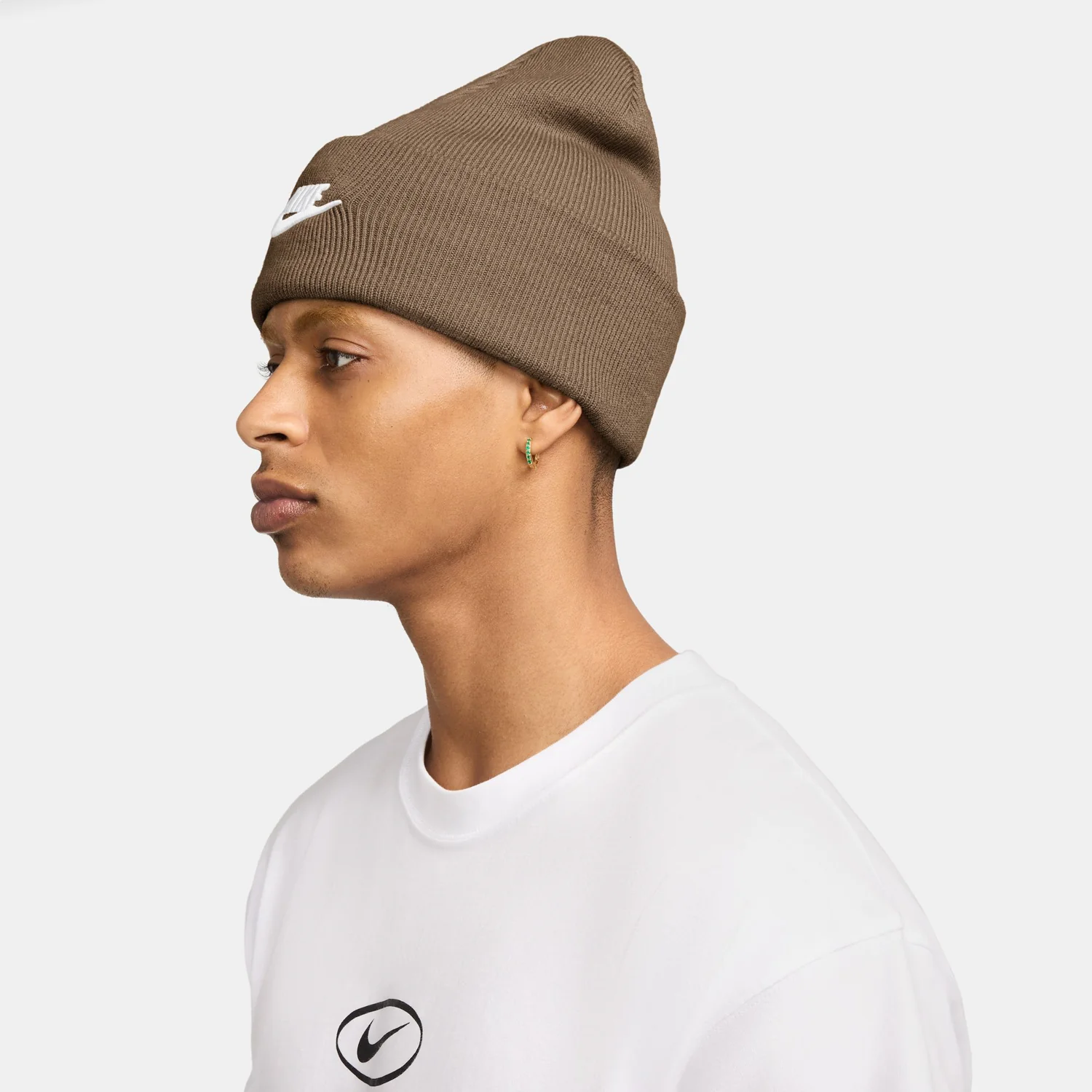 Nike Peak Tall Cuff Swoosh Beanie - Image 4