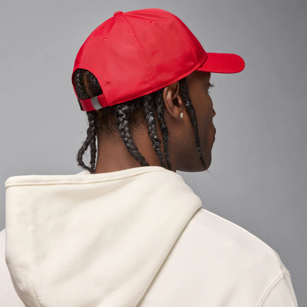 Jordan Rise Cap Structured Curved Bill Metal Jumpman Strapback - Image 5