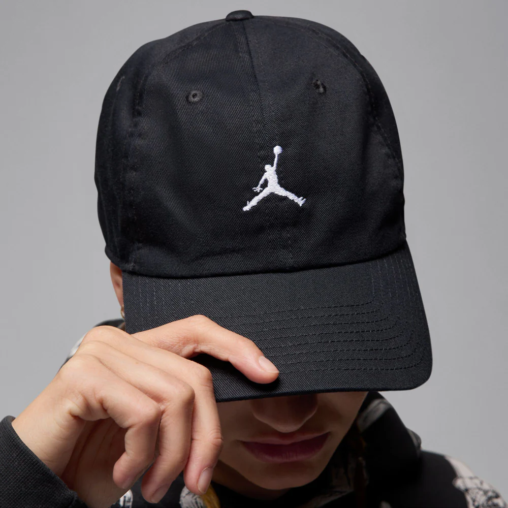 Jordan Club Cap Unstructured Curved Bill Washed Jumpman Strapback - Image 3
