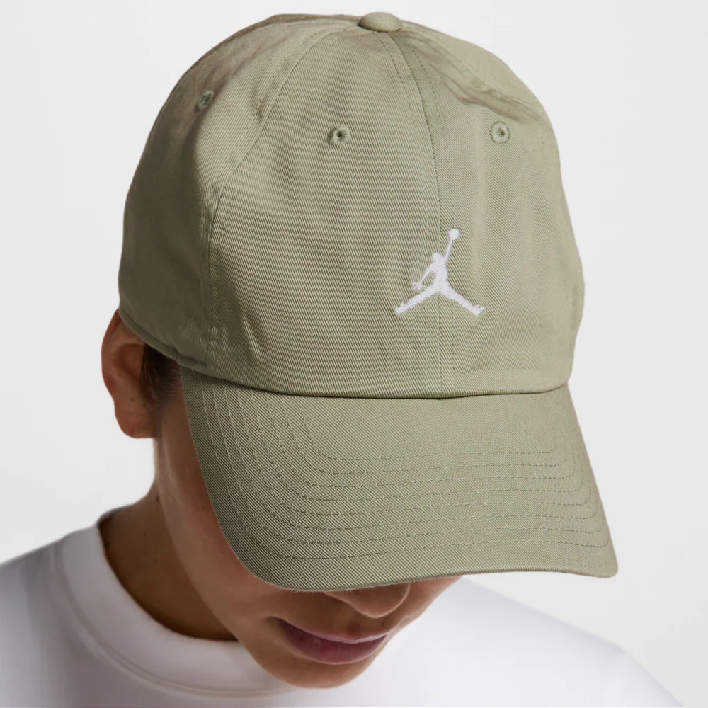 Jordan Club Cap Unstructured Curved Bill Washed Jumpman Strapback - Image 3