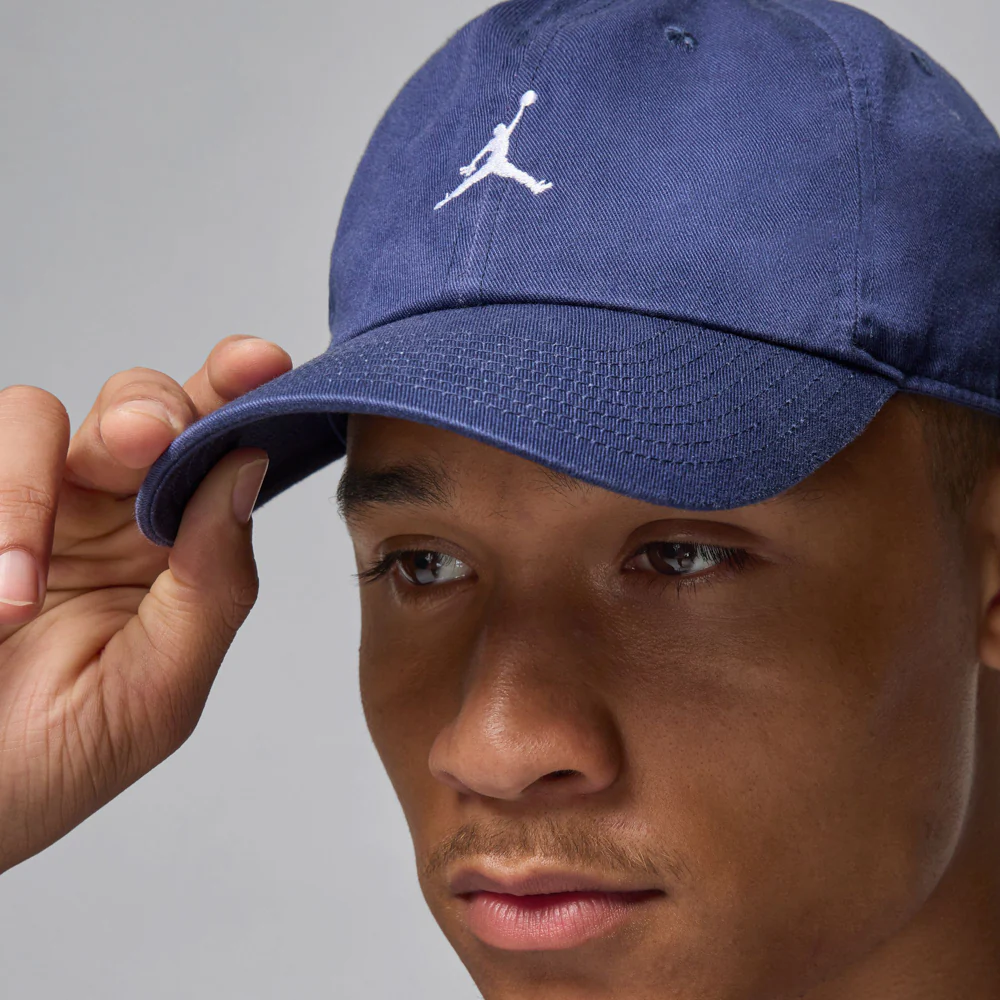 Jordan Club Cap Unstructured Curved Bill Washed Jumpman Strapback - Image 3
