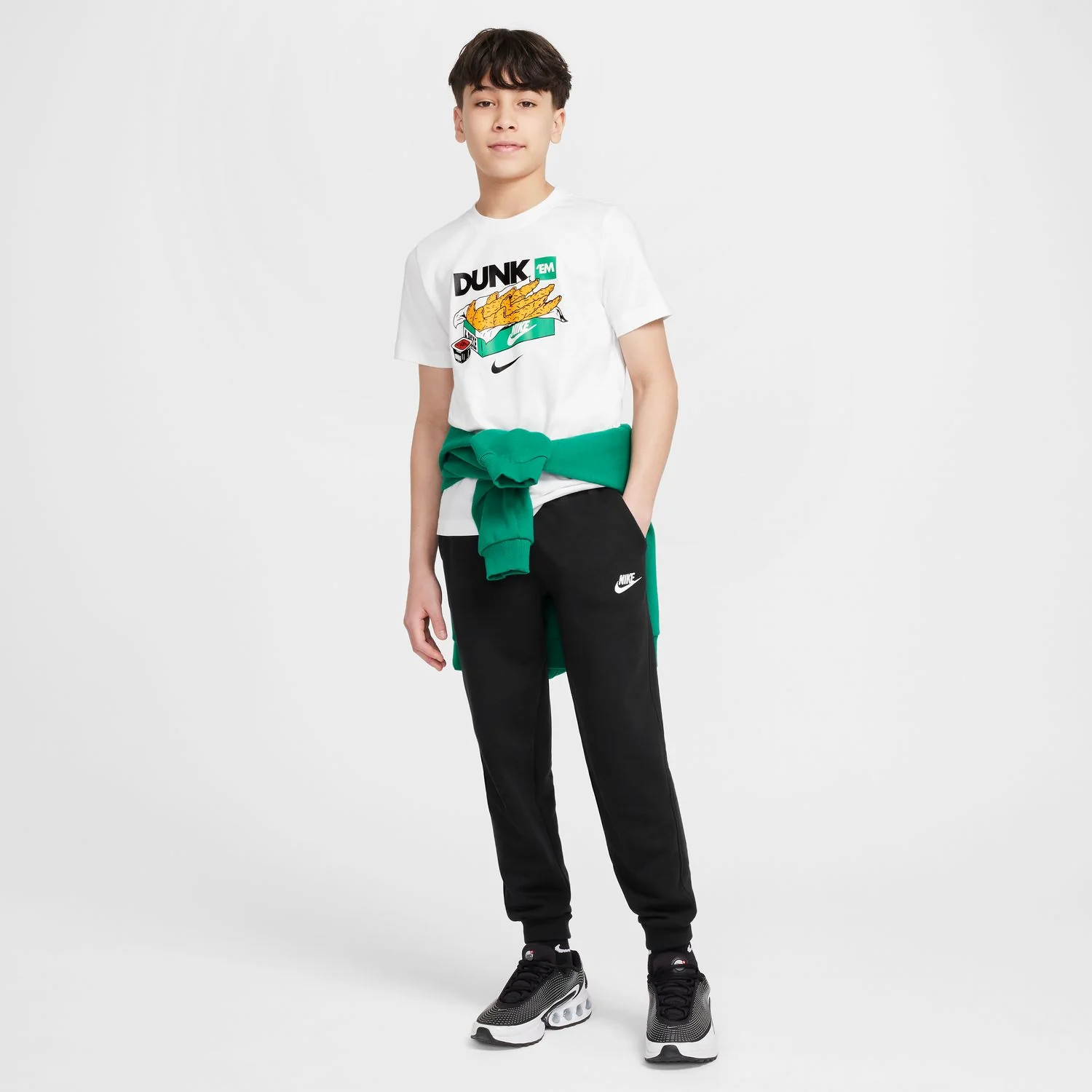 Swoosh Dunk Tee - Youth - Image 3