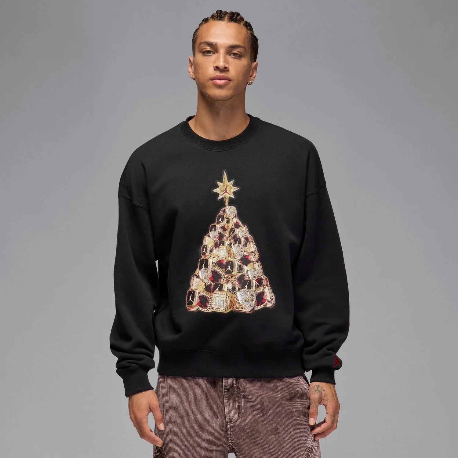 Brooklyn Holiday Fleece Crew -Mens - Image 2
