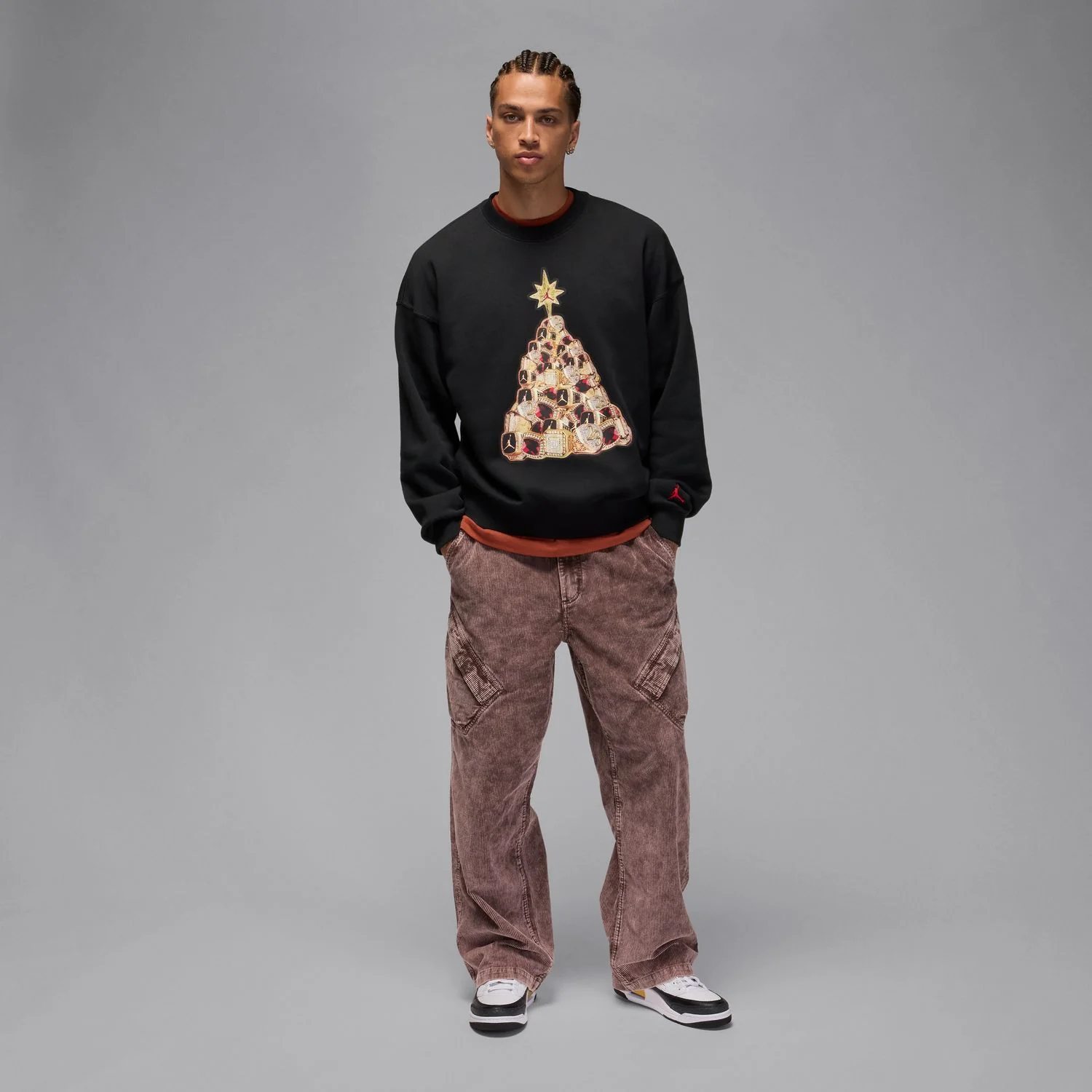 Brooklyn Holiday Fleece Crew -Mens - Image 3