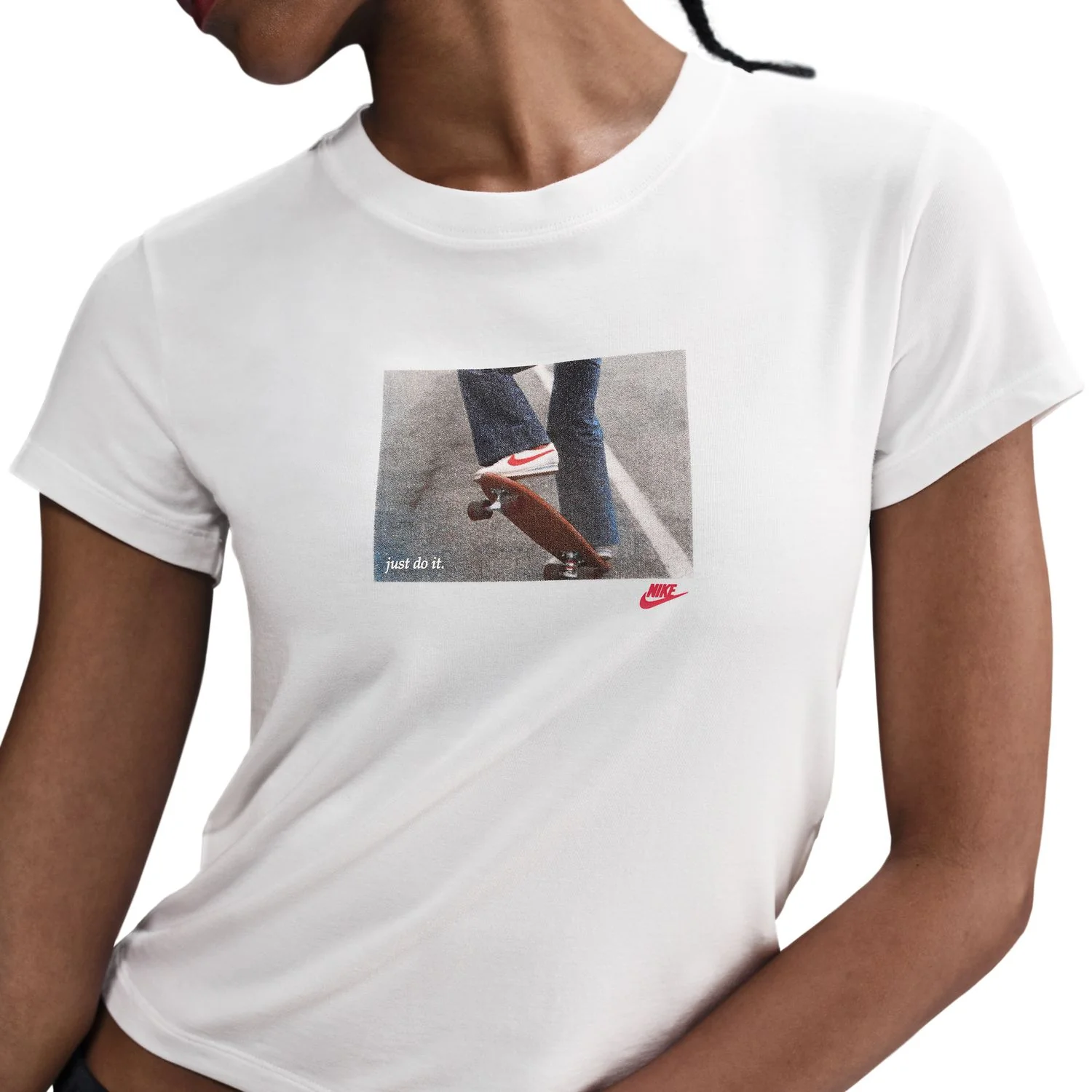 Chill Knit Crop Photo Tee - Womens - Image 4