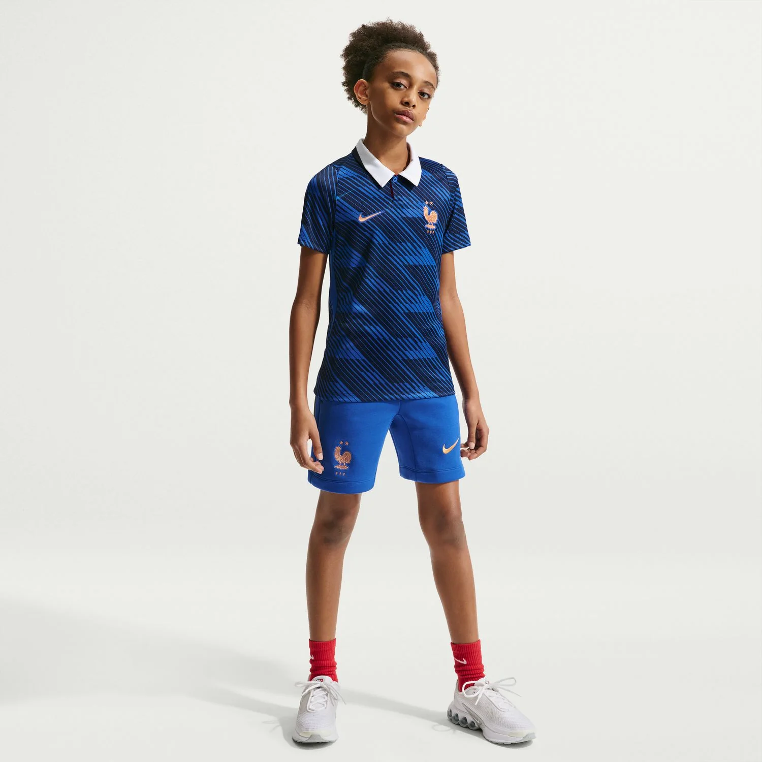 France 26/27 Stadium Home Jersey - Youth - Image 3