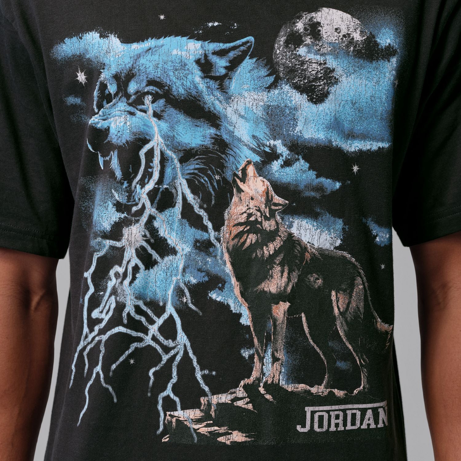 Jordan Graphic Wolf Tee -Mens - Image 6