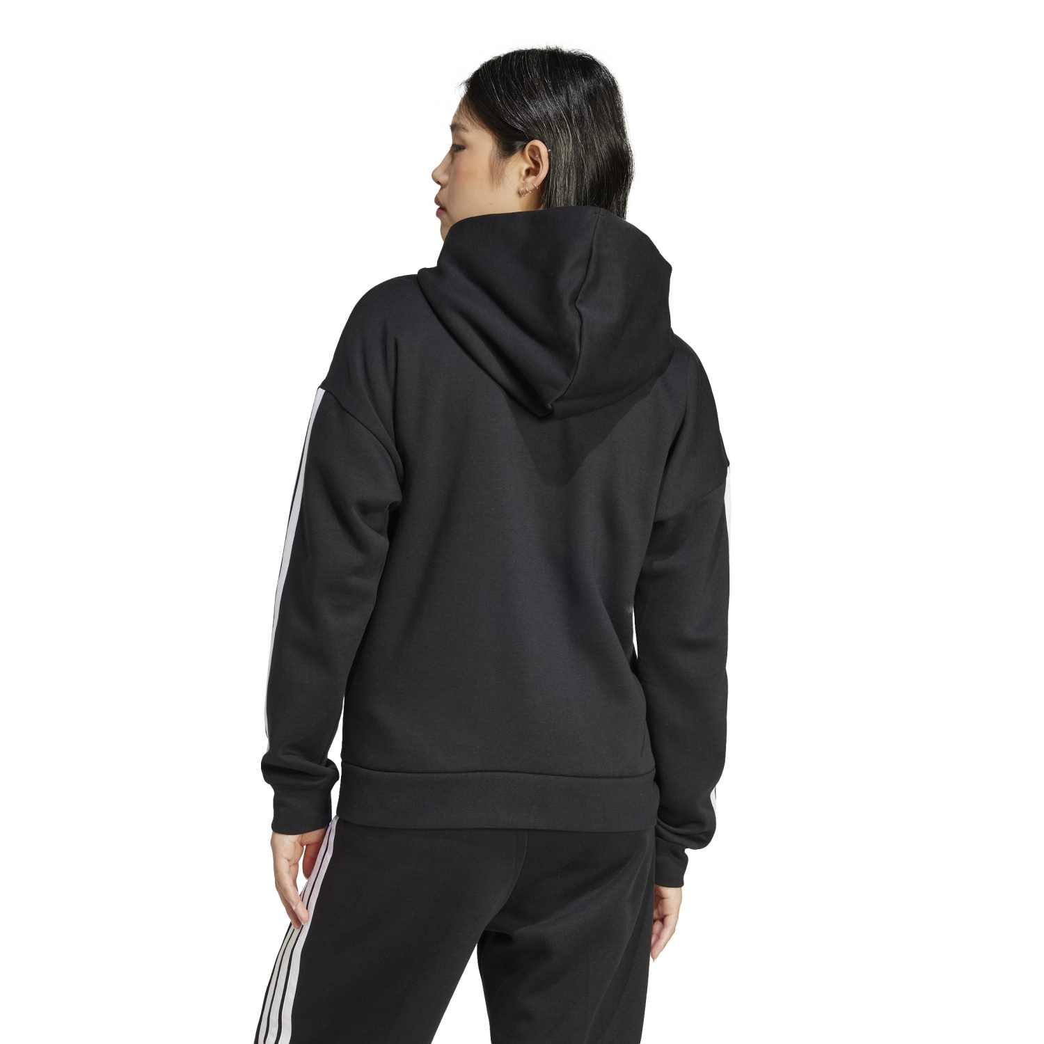 Essentials 3-Stripe FZ Hoody - Womens - Image 6