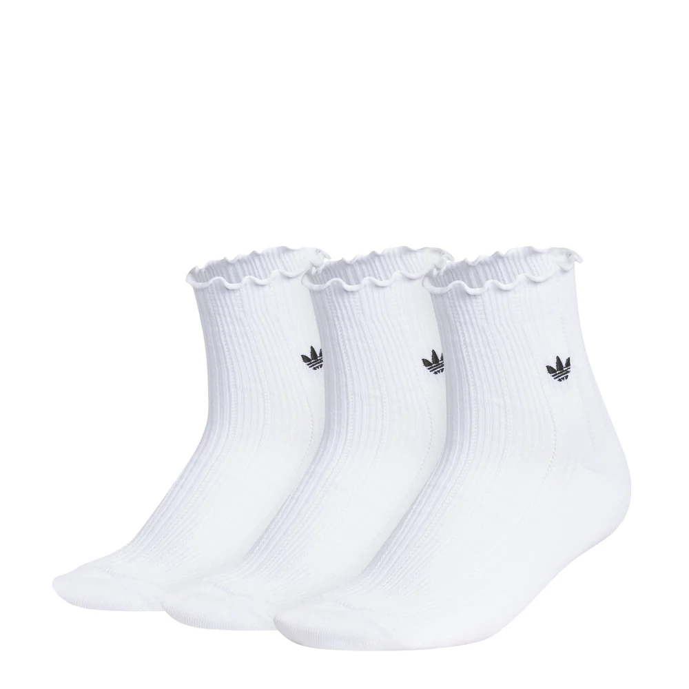 3 Pack Medium Originals Ruffle Quarter