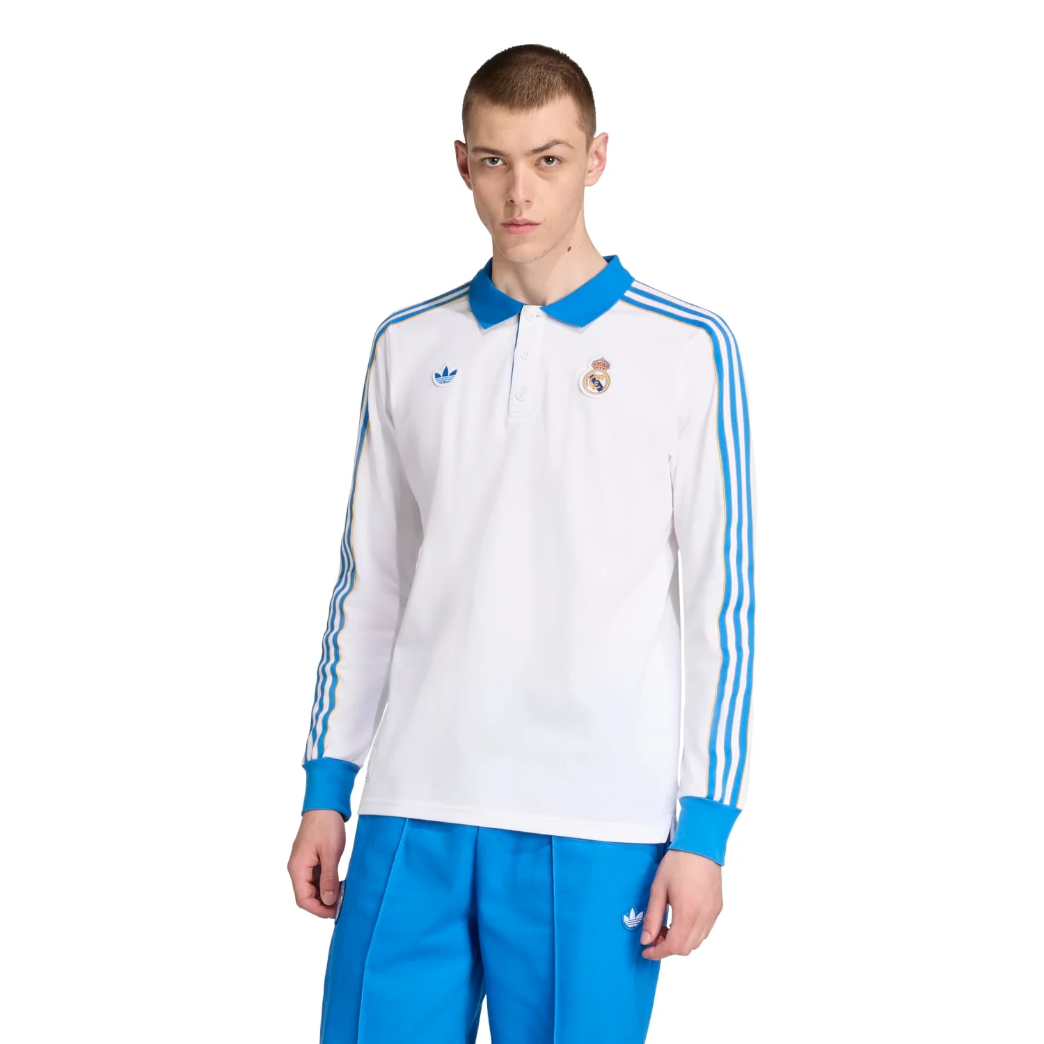 Real Madrid Icon LS Polo -Mens - Image 2