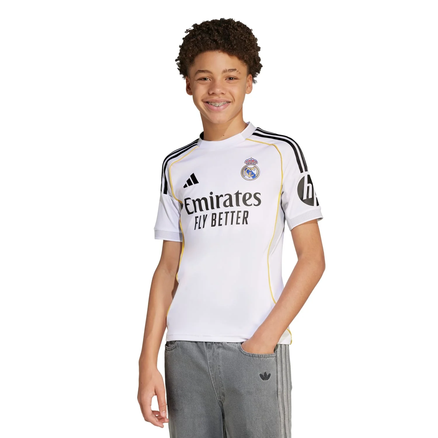 Real Madrid 25/26 Replica Home Jersey - Youth - Image 3