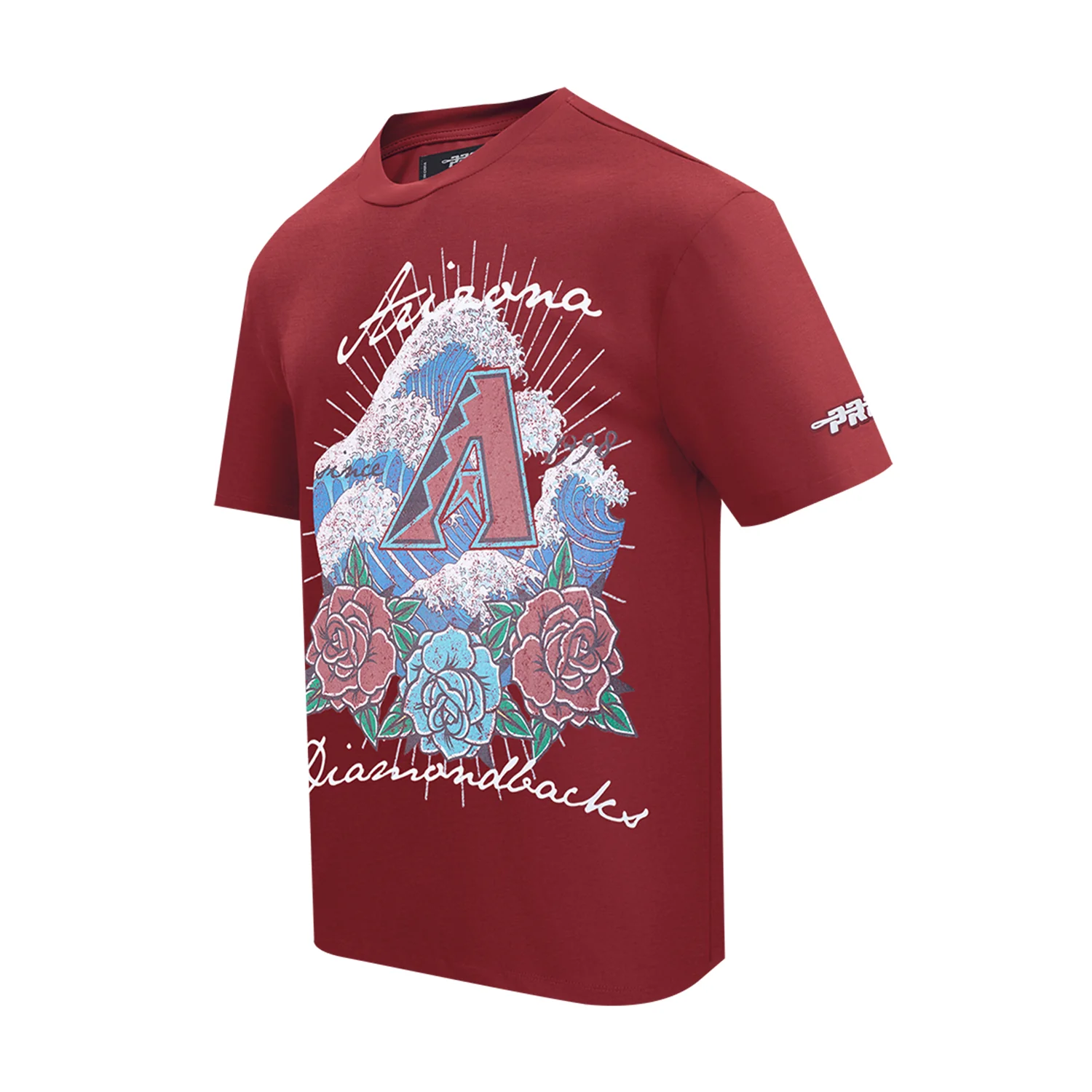 Arizona Diamondbacks Wave & Roses Tee -Mens - Image 2
