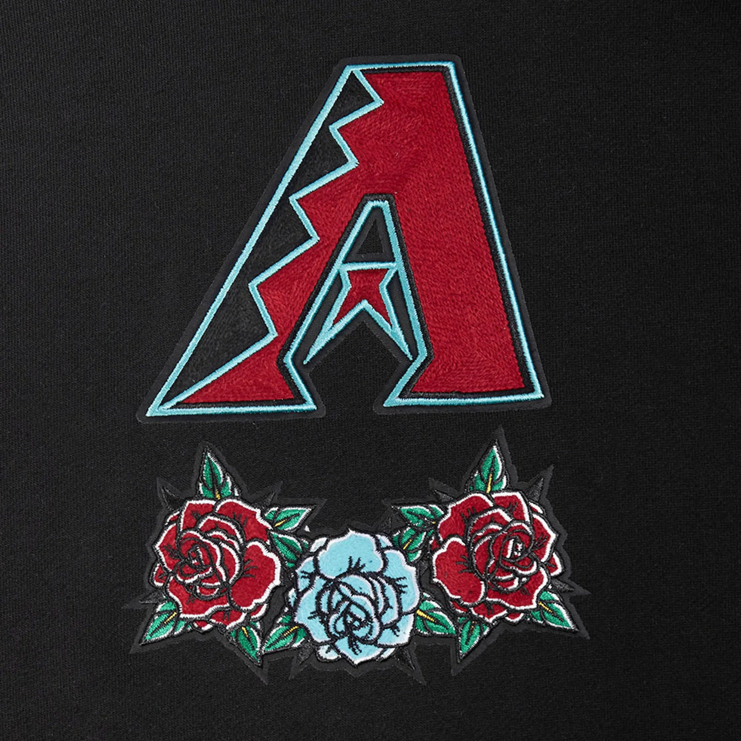 Arizona Diamondbacks Wave & Roses Hoodie -Mens - Image 6