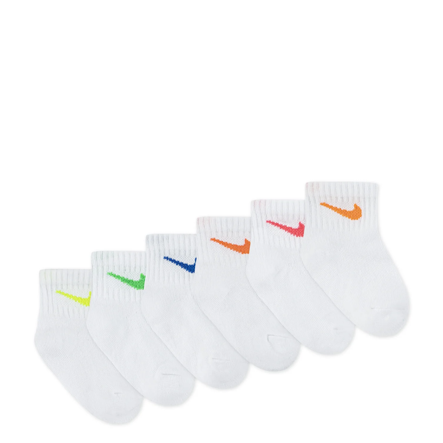 6 Pack Toddler Swoosh Ankle Sock - Image 2