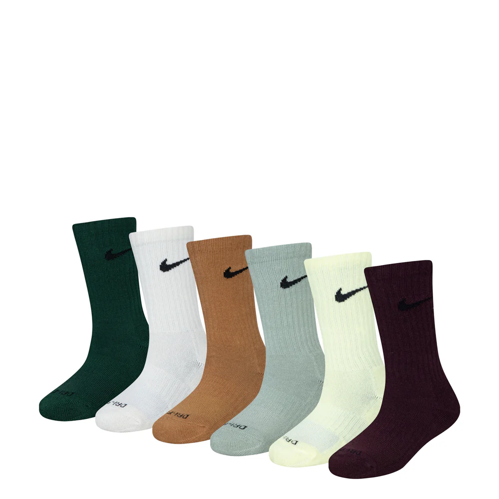 6 Pack X-Small Dri-Fit Performance Basic Crew