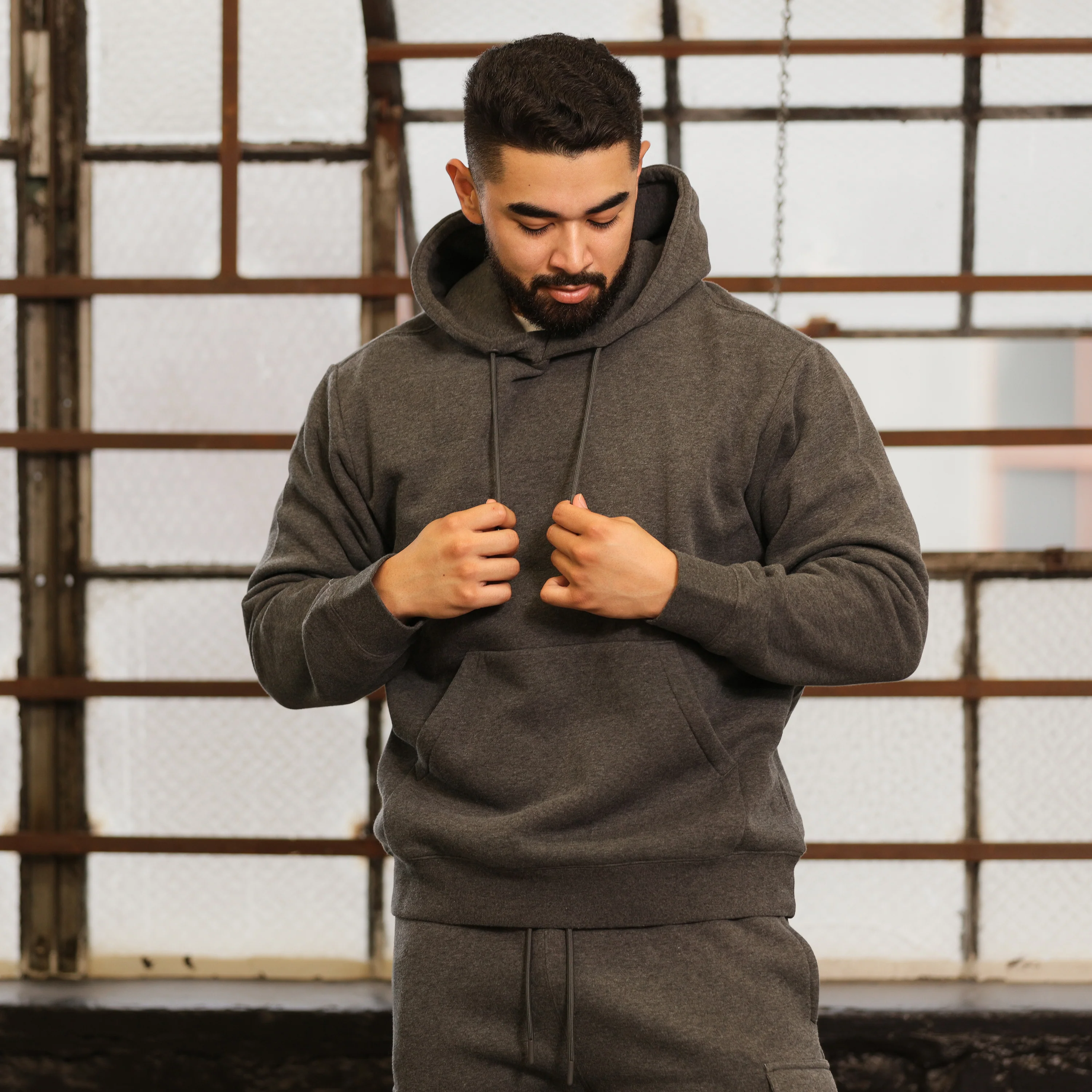 Classic Fleece PO Hoody - Mens - Image 4